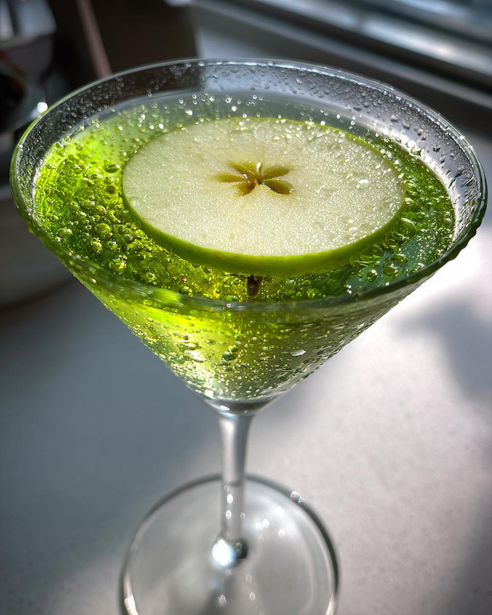 apple martini drink recipe - detail 3