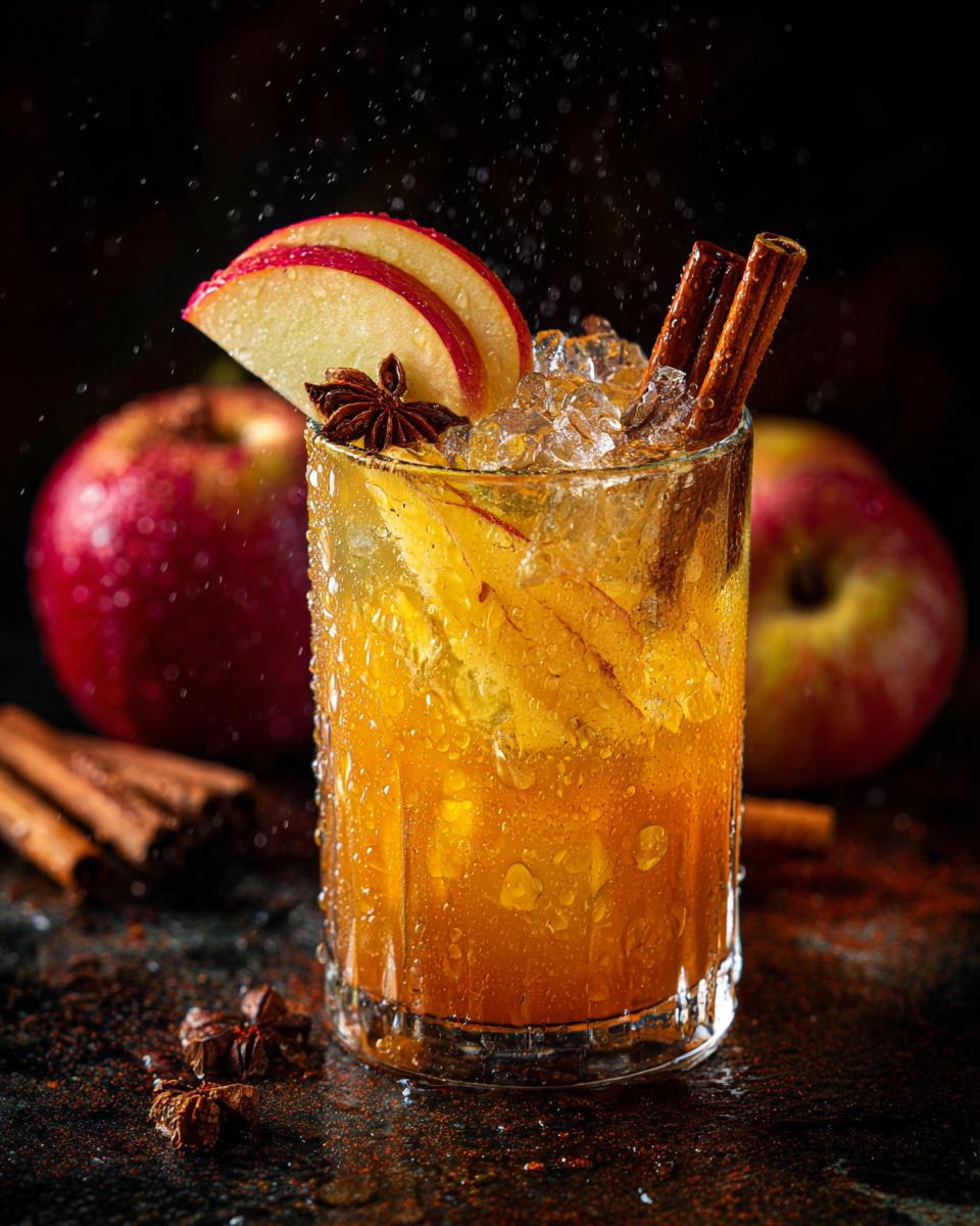 Thanksgiving Apple Fizz - detail 3
