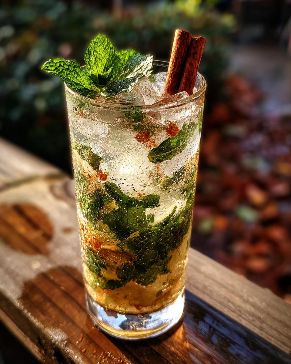 Thanksgiving Autumn Apple Mojito - detail 1