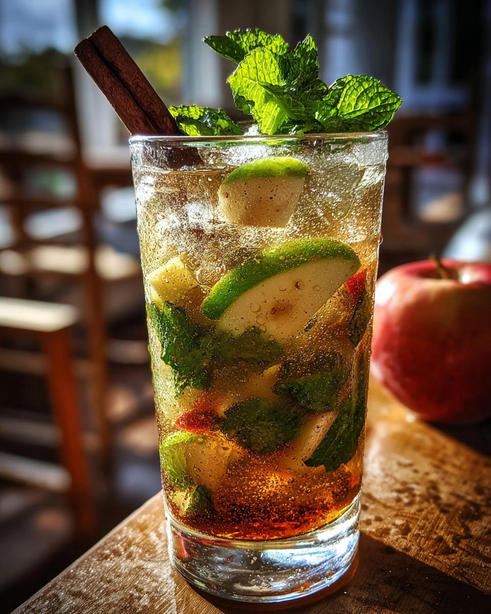 Thanksgiving Autumn Apple Mojito - detail 3