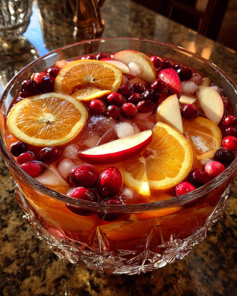 Thanksgiving Autumn Punch Bowl - detail 1