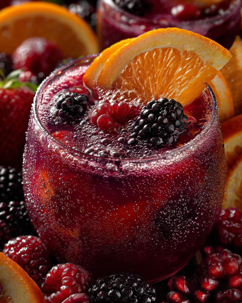 Thanksgiving Berry Punch - detail 1