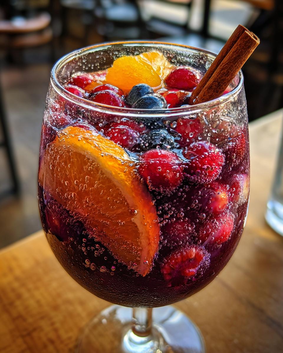 Thanksgiving Berry Sangria - detail 2
