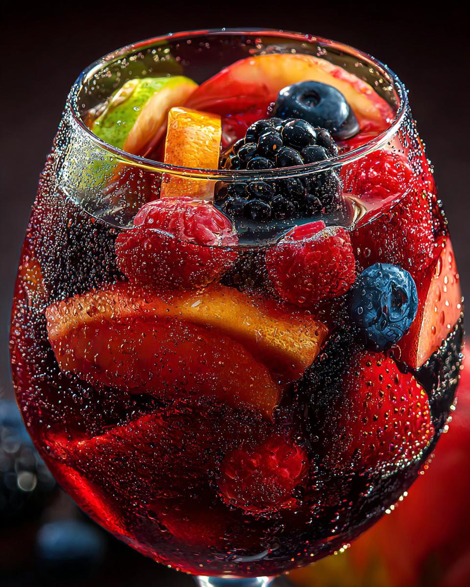 Thanksgiving Bubbly Berry Sangria - detail 3