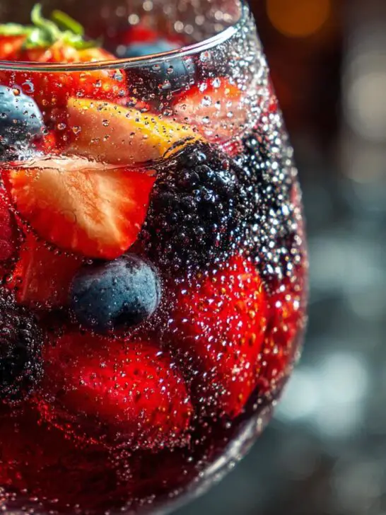 Thanksgiving Bubbly Berry Sangria