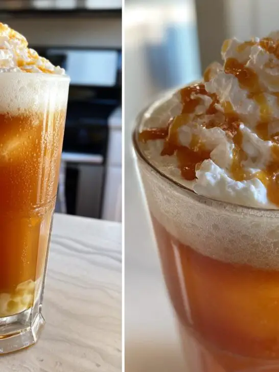 Thanksgiving Caramel Apple Cooler