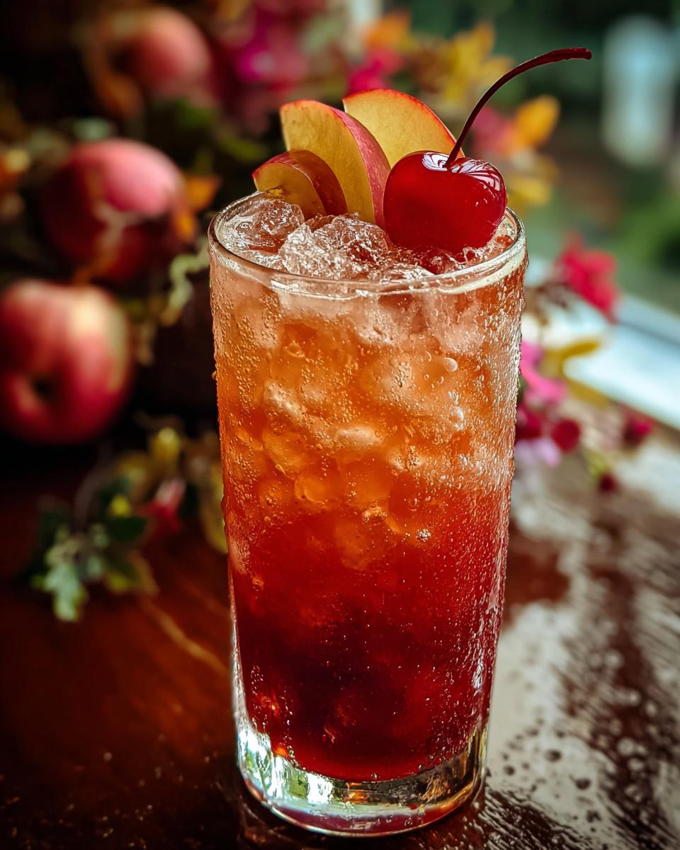 Thanksgiving Cherry Apple Brandy Fizz - detail 3