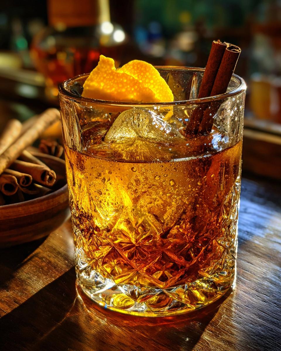 Thanksgiving Cinnamon Old Fashioned - detail 1