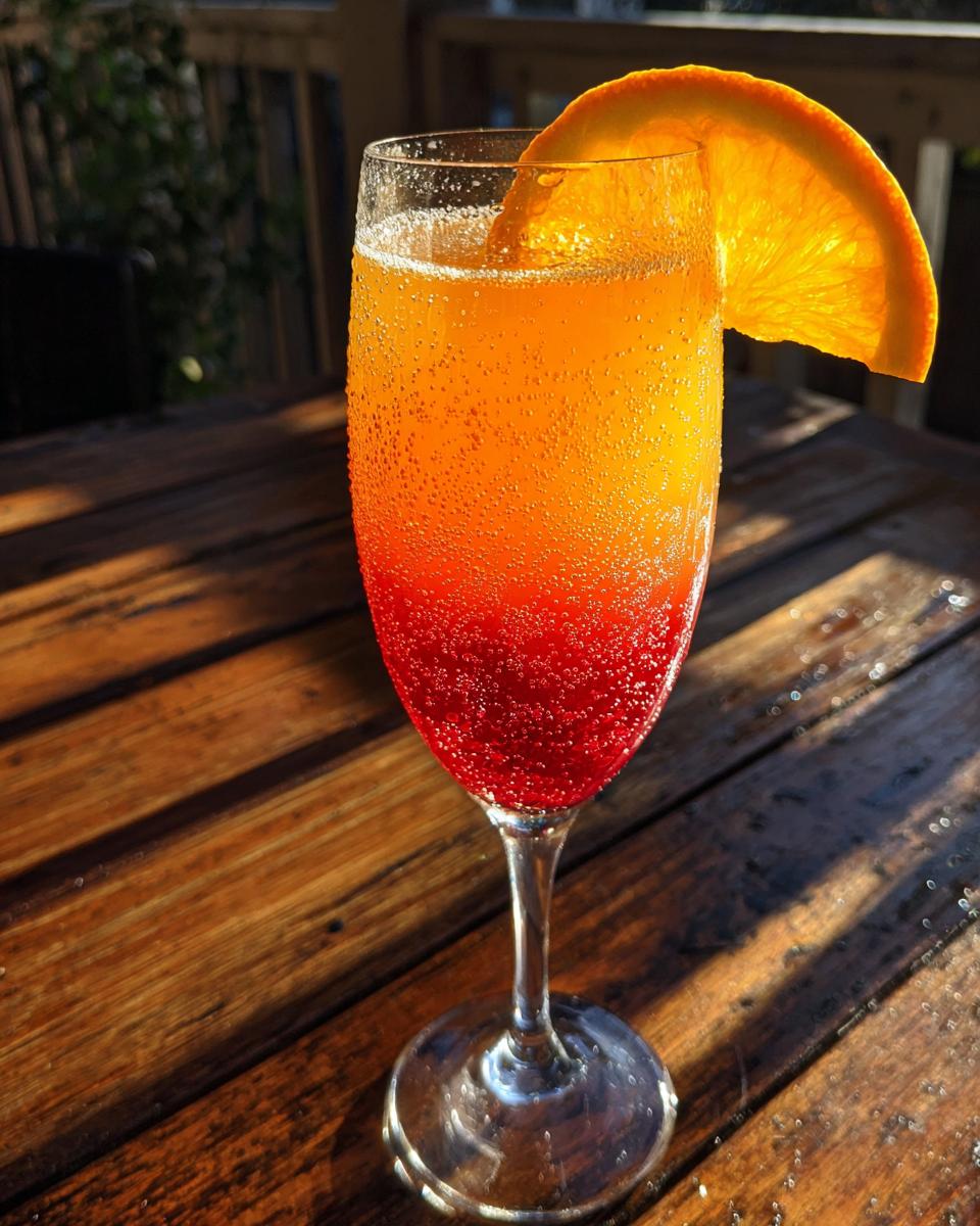 Thanksgiving Cran-Orange Mimosa - detail 2
