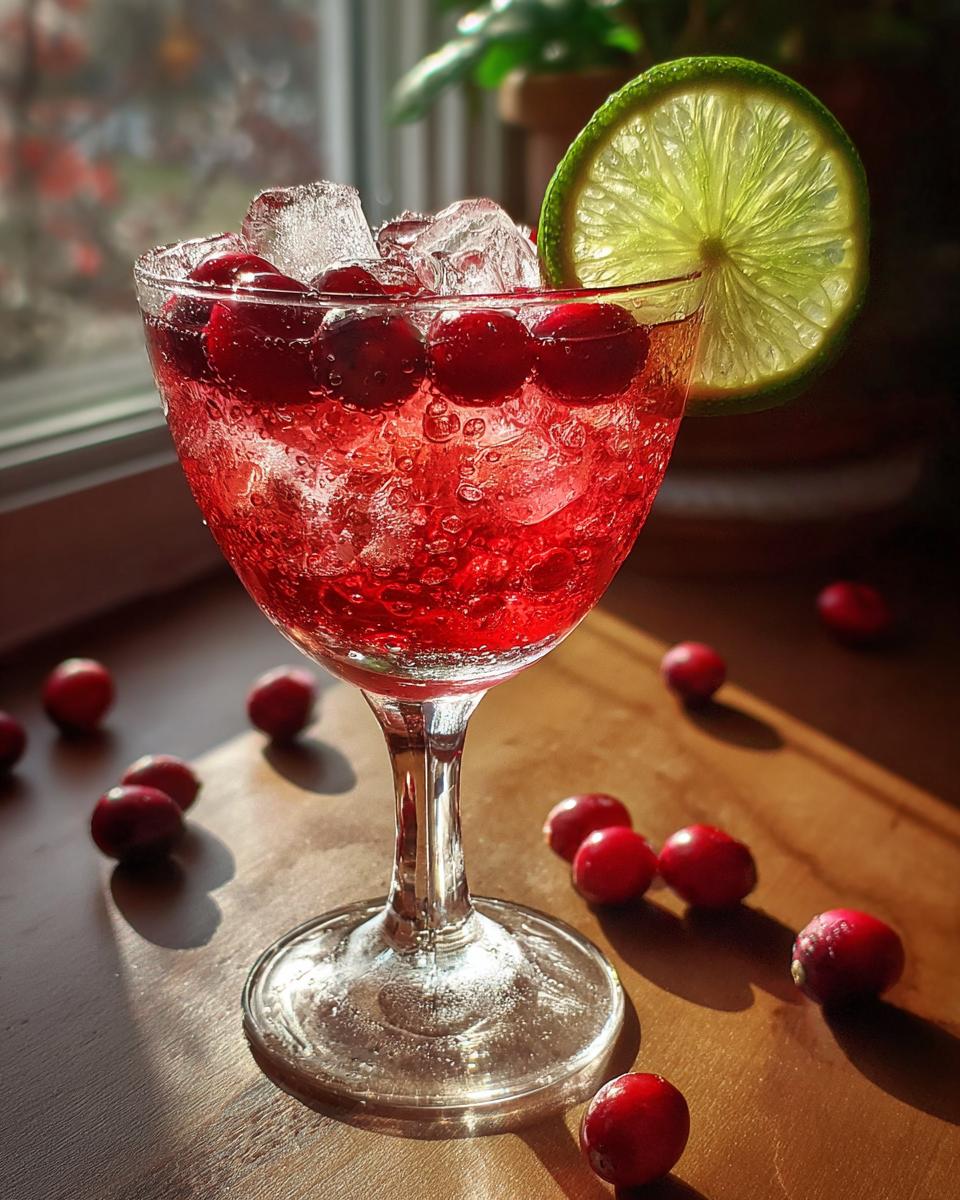 Thanksgiving Cranberry Margarita - detail 1