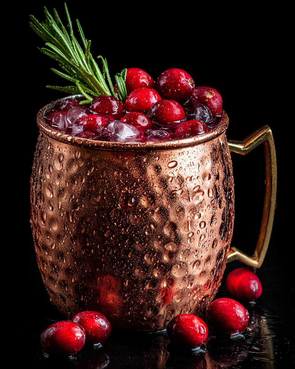 Thanksgiving Cranberry Mule - detail 3