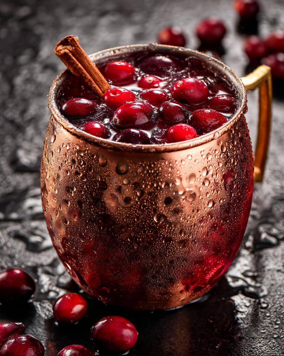 Thanksgiving Cranberry Spice Mule - detail 2