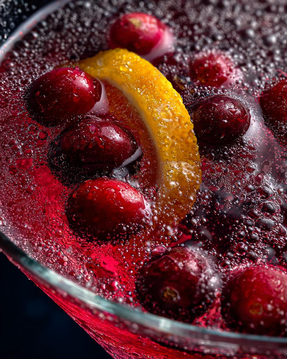 Thanksgiving Cranberry Vodka Thanks-Tini - detail 1