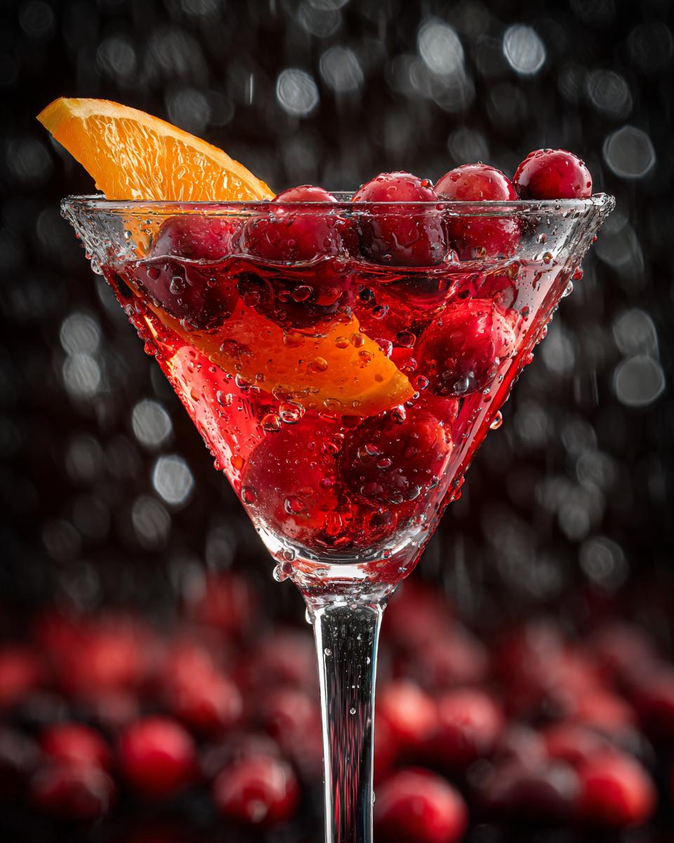Thanksgiving Cranberry Vodka Thanks-Tini - detail 2