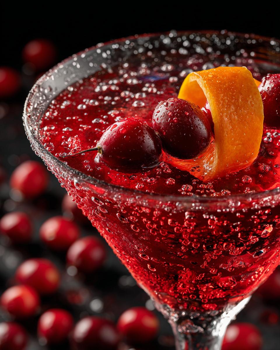 Thanksgiving Cranberry Vodka Thanks-Tini - detail 3