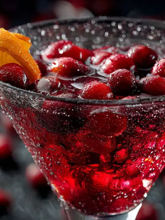 Thanksgiving Cranberry Vodka Thanks-Tini