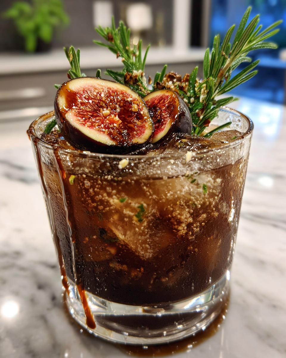 Thanksgiving Fig & Rosemary Smash - detail 2