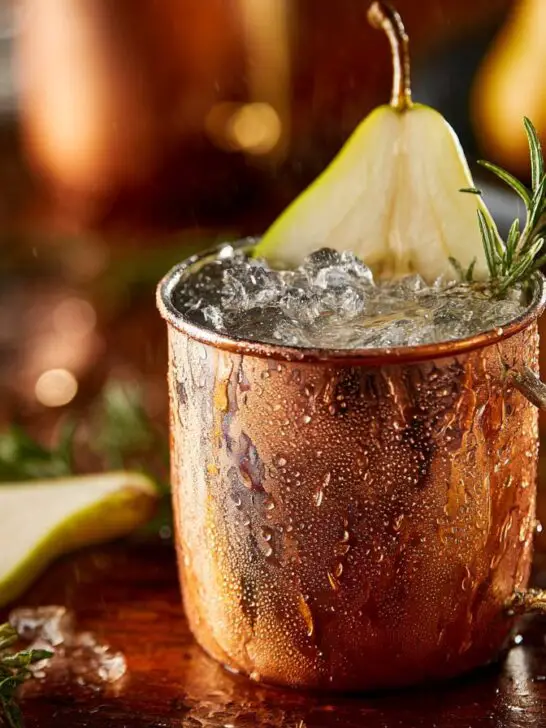 Thanksgiving Ginger Pear Moscow Mule