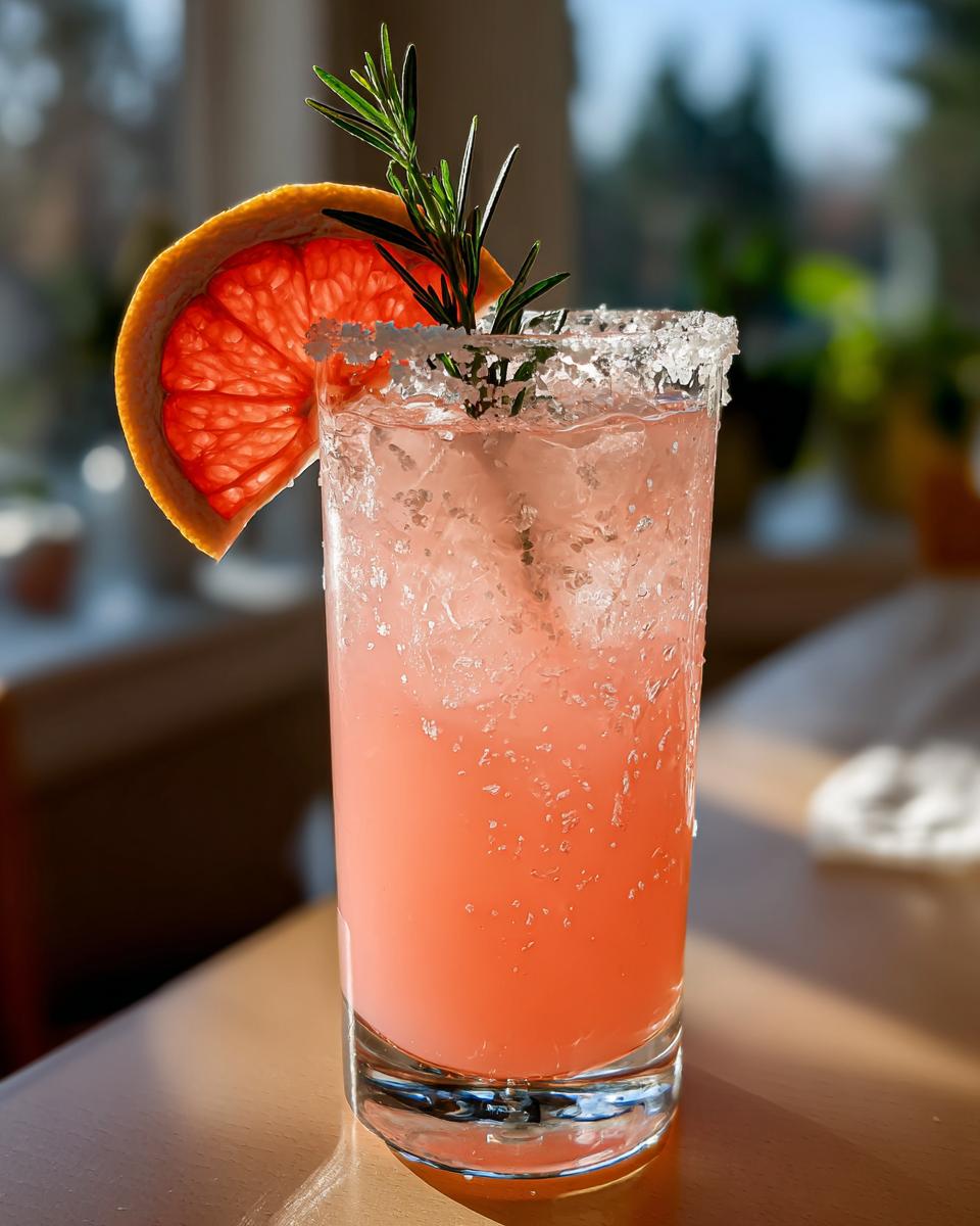 Thanksgiving Grapefruit Paloma - detail 1