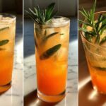 Thanksgiving Herbal Orange Sparkler