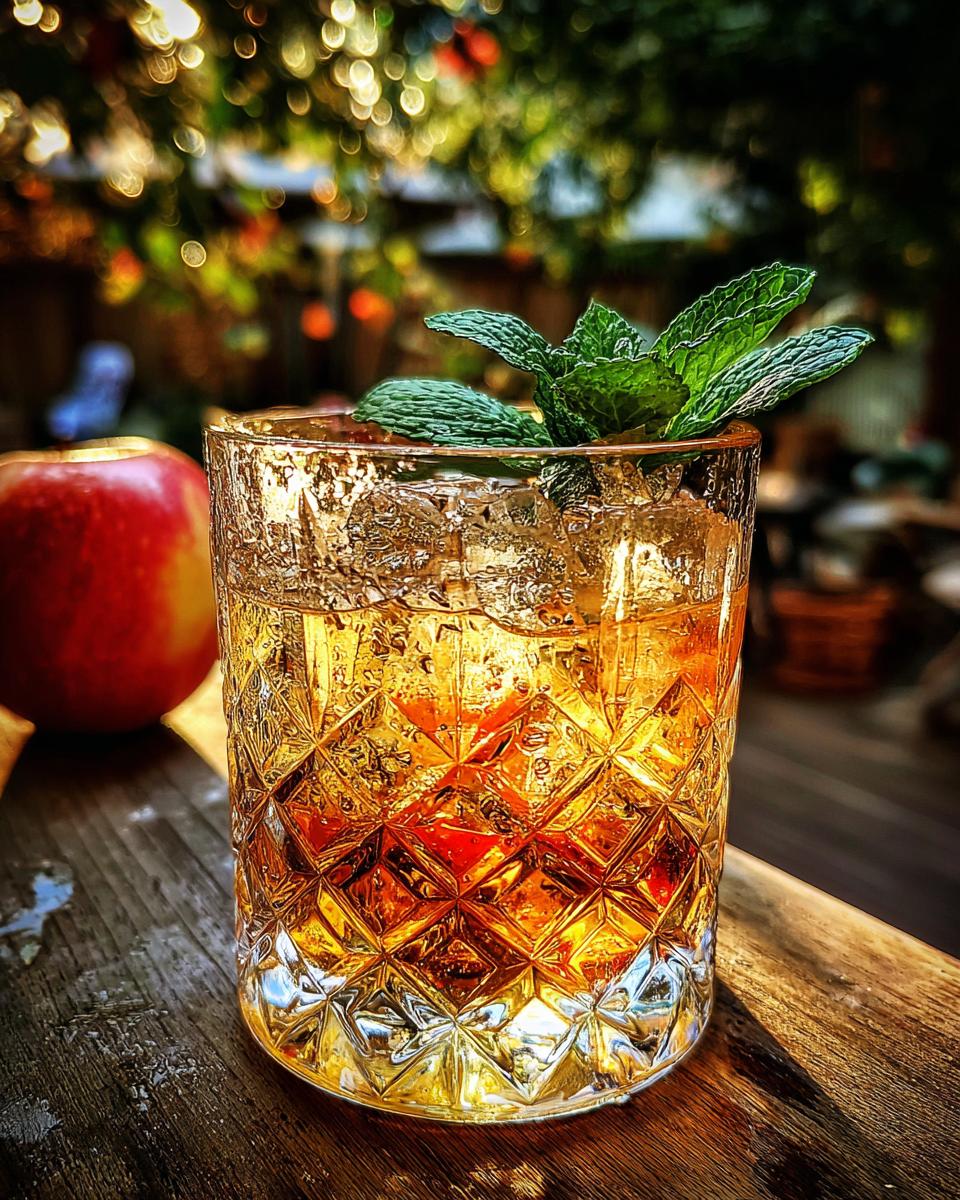 Thanksgiving Honeycrisp Whiskey Smash - detail 3