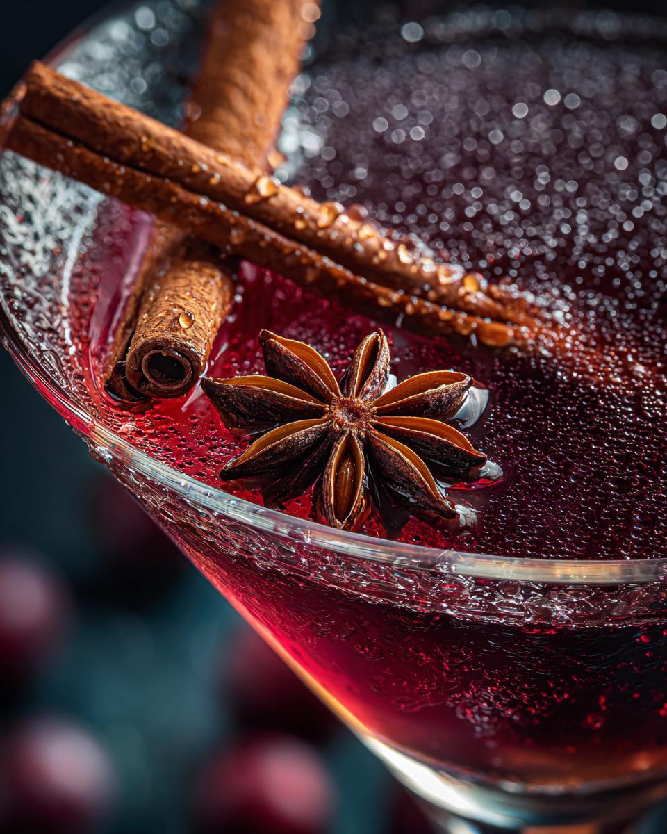 Thanksgiving Plum Spice Martini - detail 2