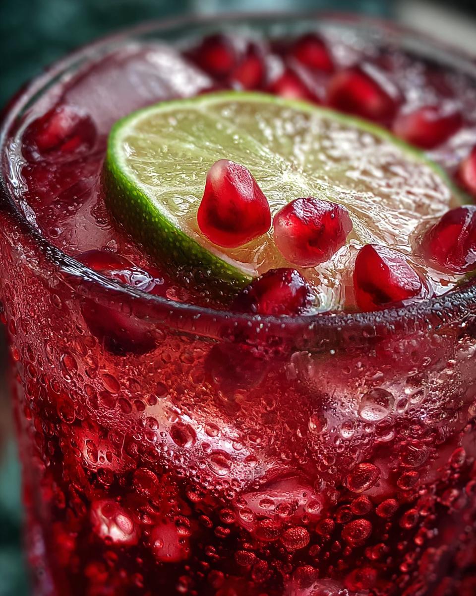Thanksgiving Pomegranate Sparkle - detail 2