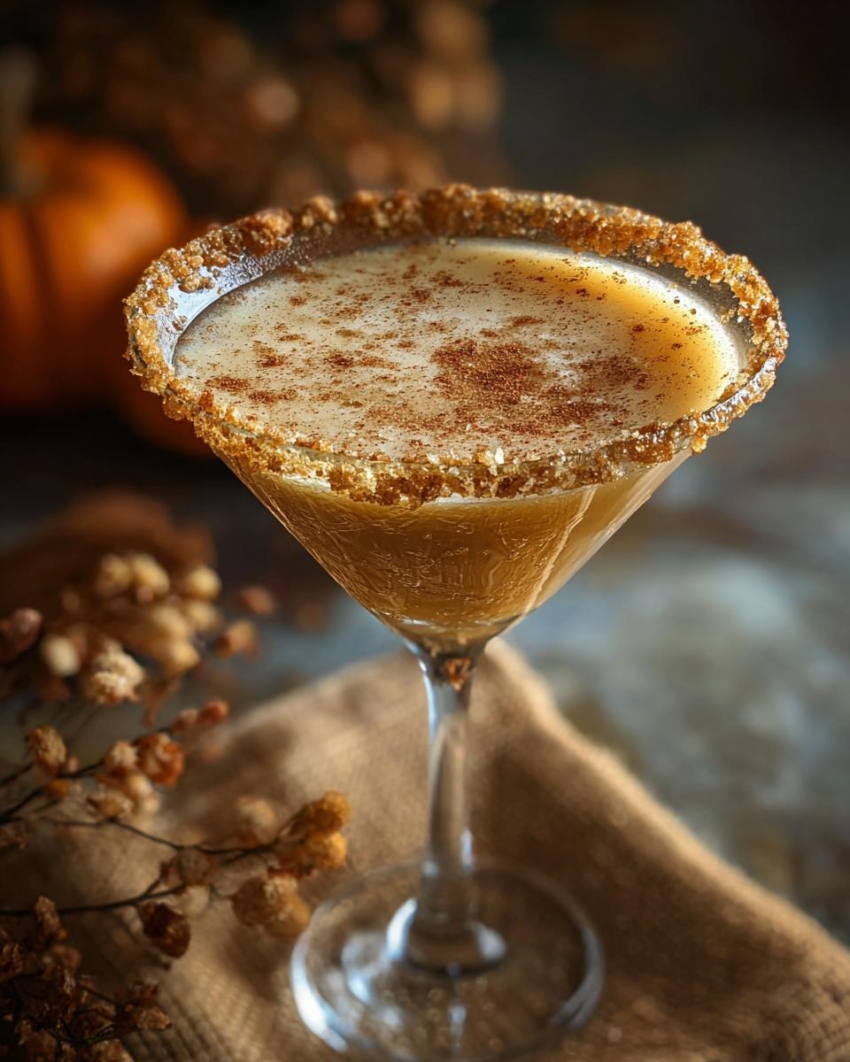 Thanksgiving Pumpkin Pie Martini - detail 1