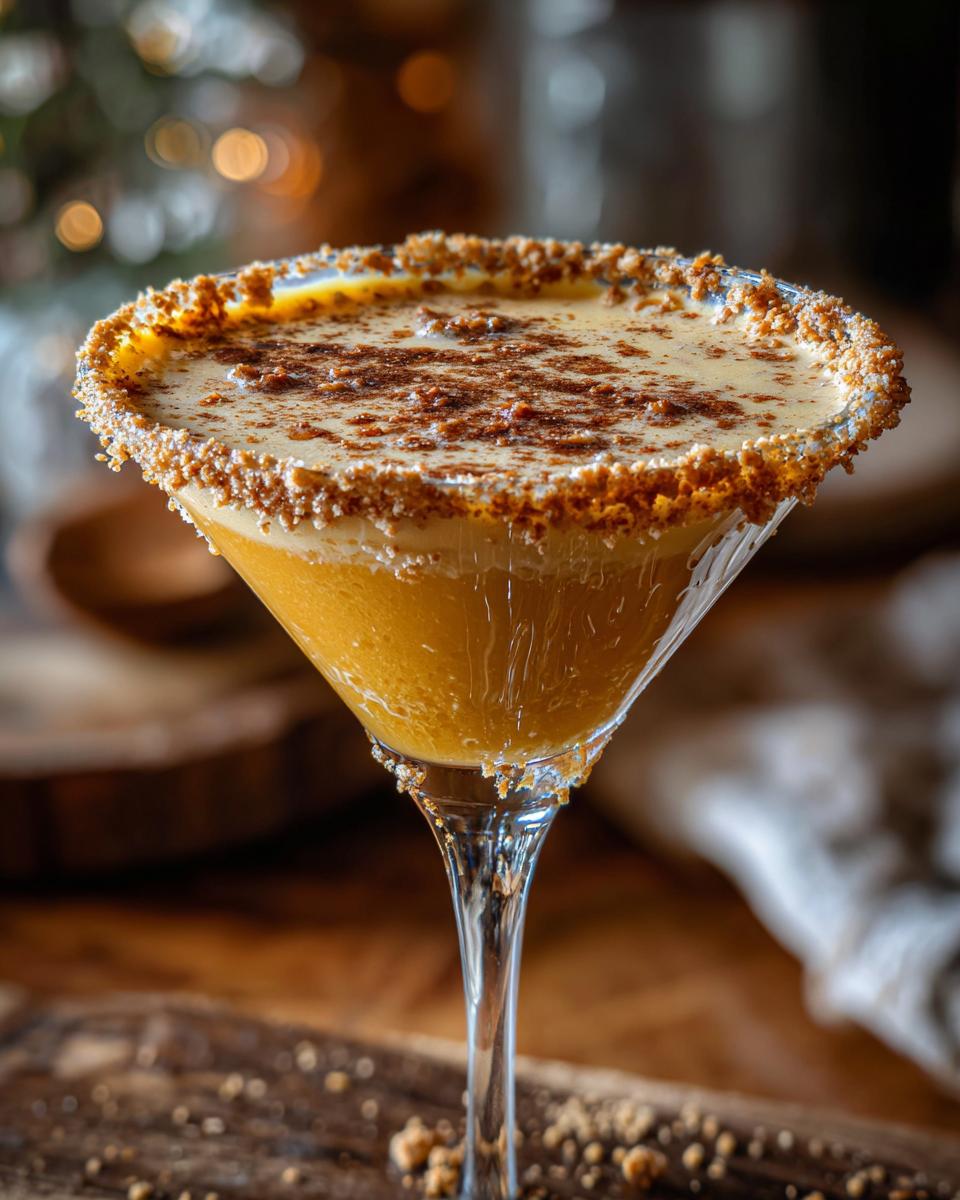 Thanksgiving Pumpkin Pie Martini - detail 4