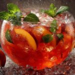 Thanksgiving Roasted Peach Punch