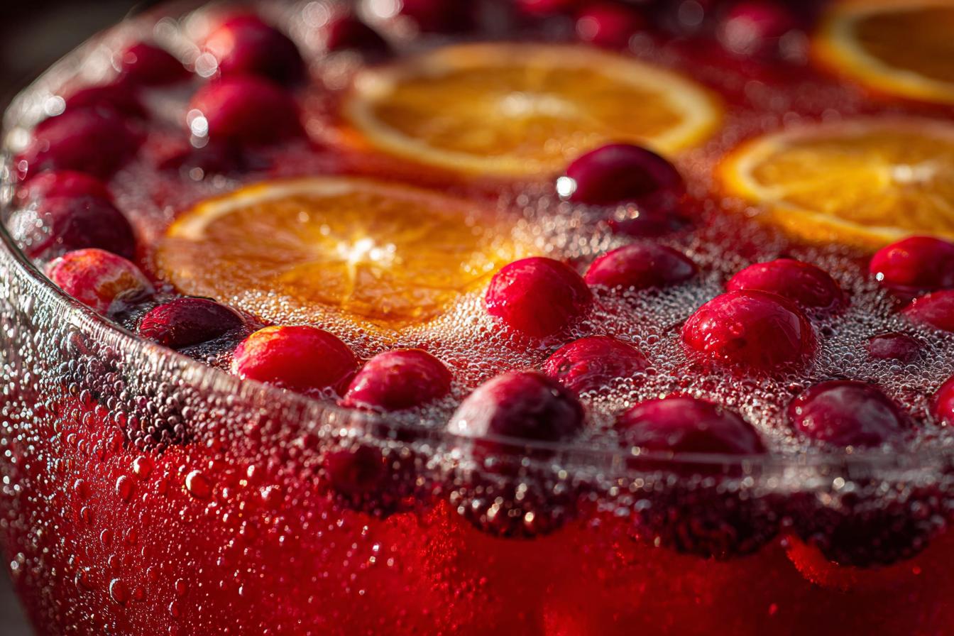 Thanksgiving Sparkling Cranberry Punch - detail 1