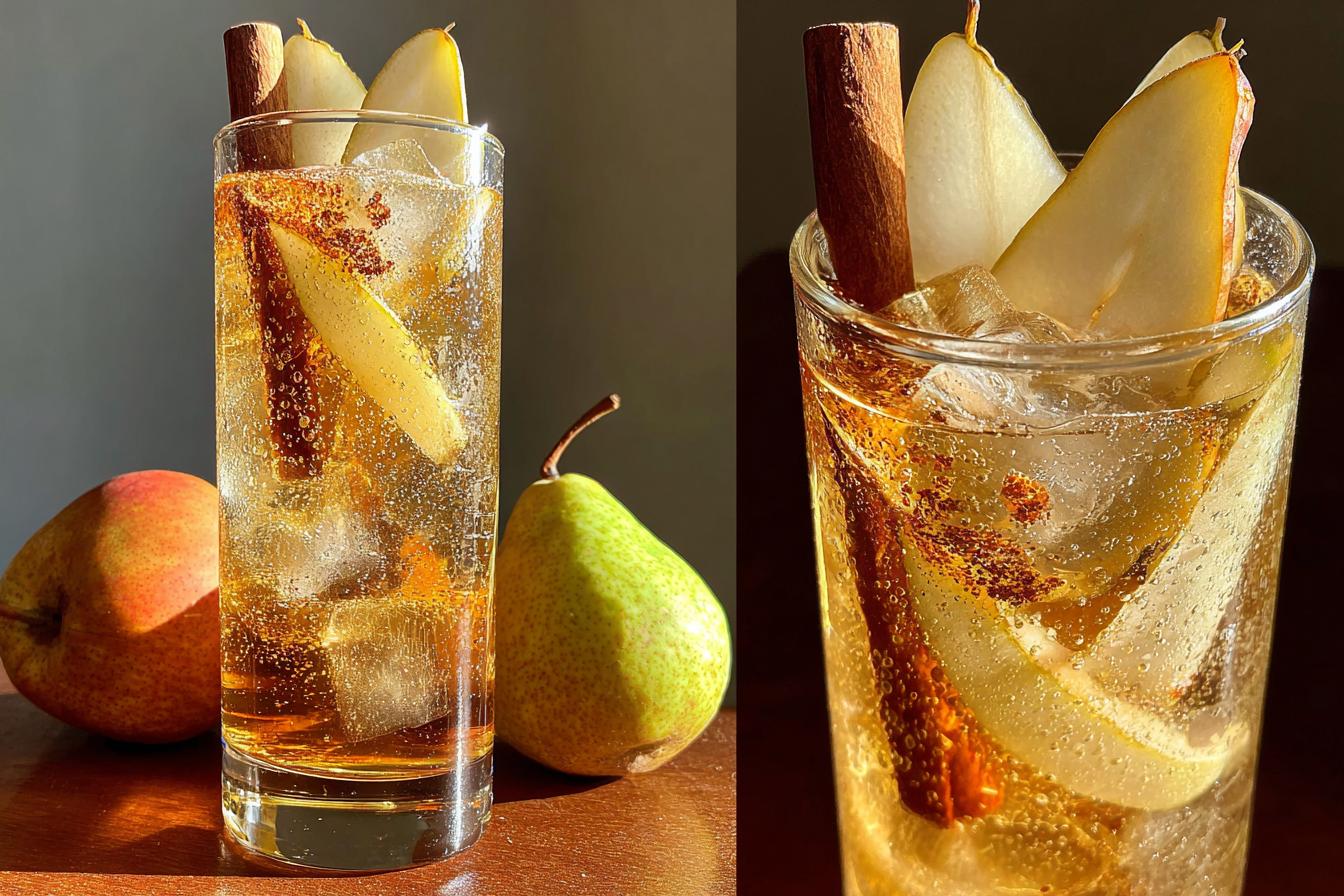 Thanksgiving Spiced Pear Spritzer - detail 1