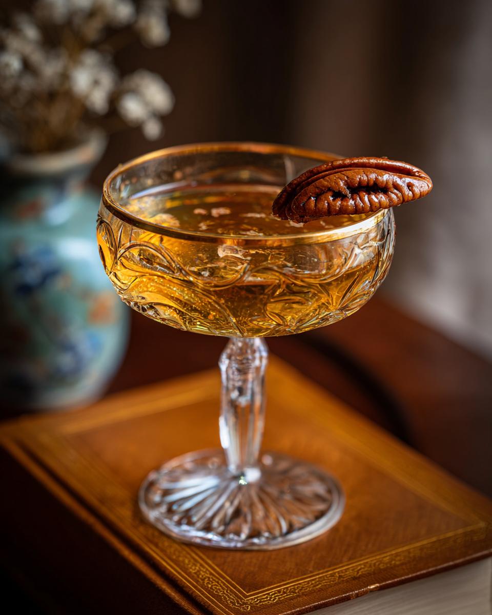 Thanksgiving Toasted Pecan Cocktail - detail 2