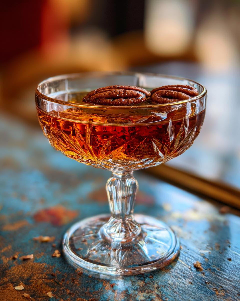 Thanksgiving Toasted Pecan Cocktail - detail 3