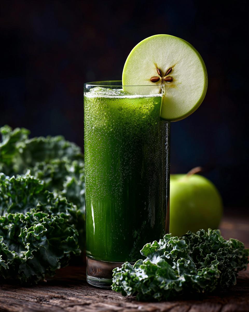 Apple Kale Ginger Juice - detail 1