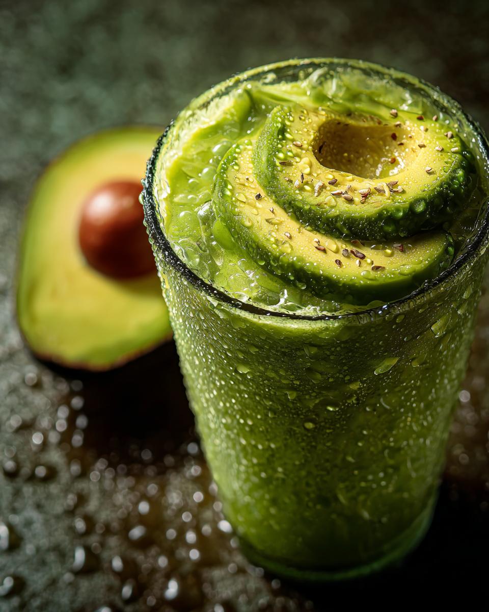Avocado Matcha Cream Smoothie - detail 2