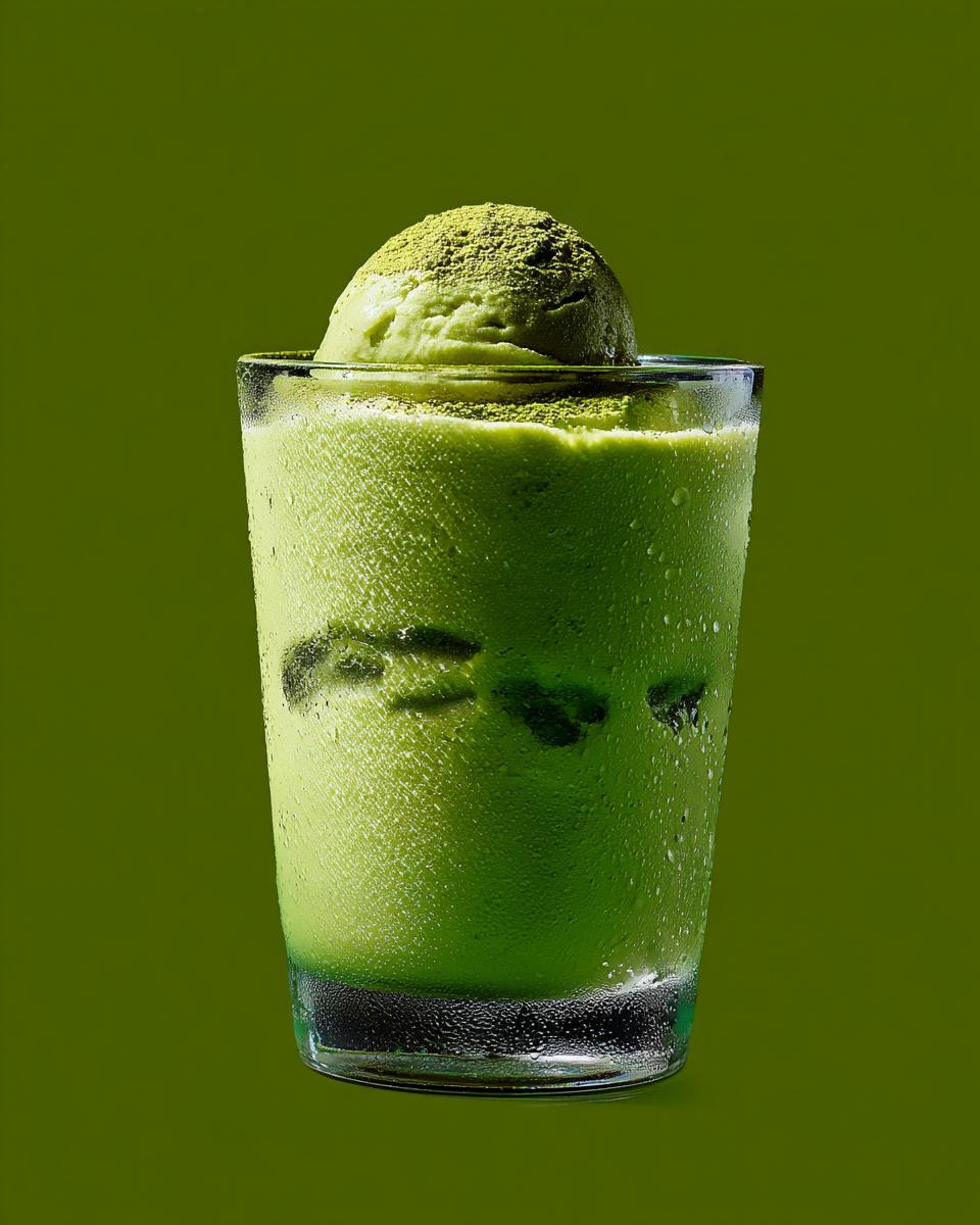 Avocado Matcha Cream Smoothie - detail 3