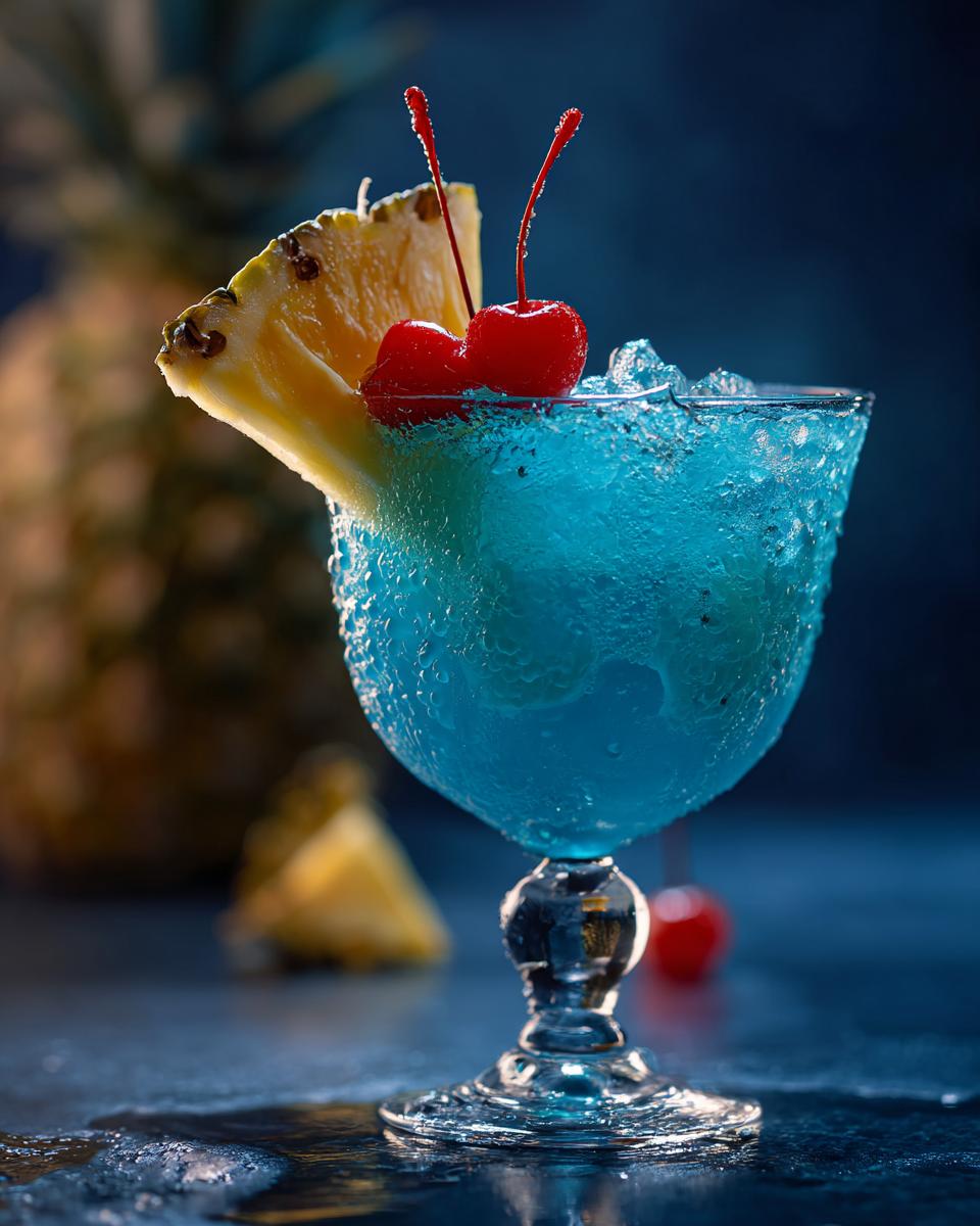 Blue Lagoon Delight Cocktail - detail 2