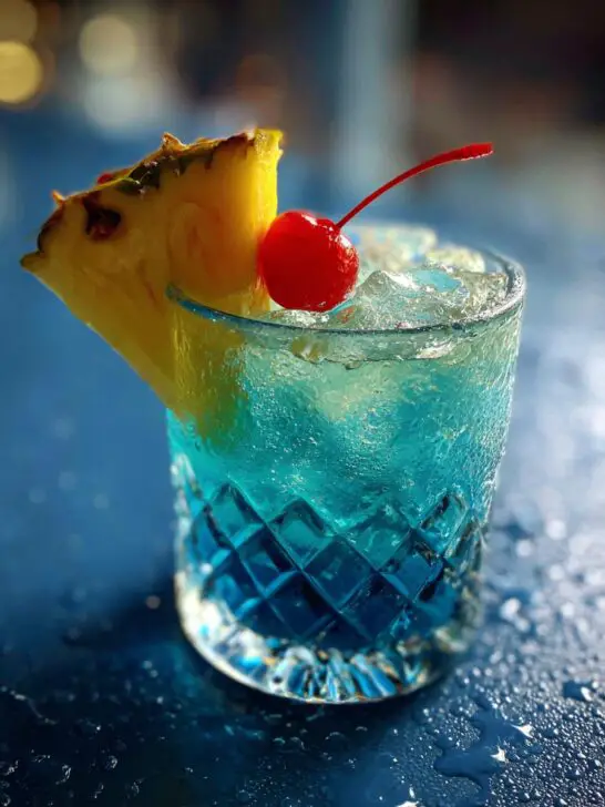 Blue Lagoon Delight Cocktail