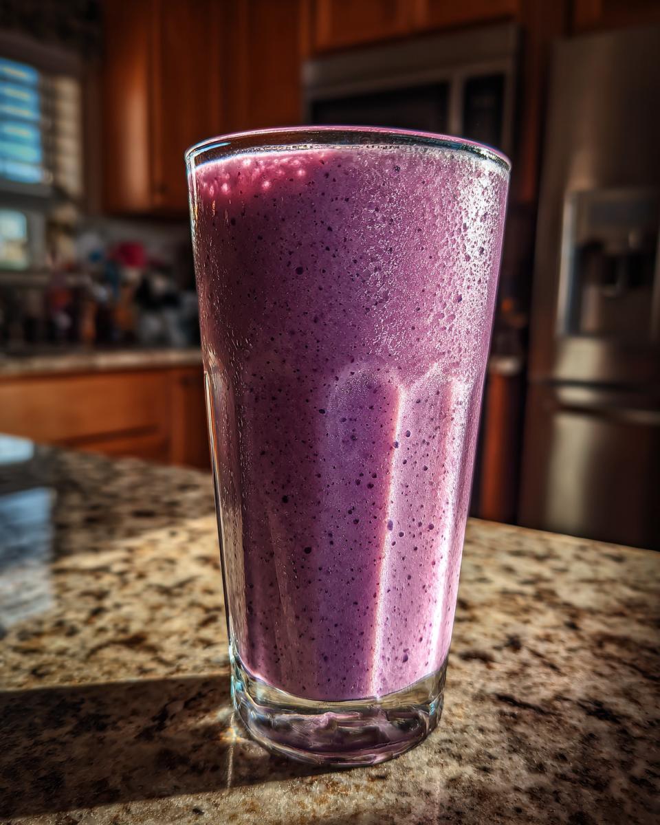 Blueberry Almond Milkshake - detail 1