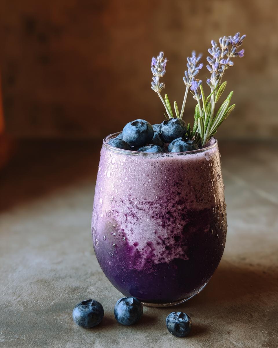 Blueberry Lavender Smoothie - detail 1