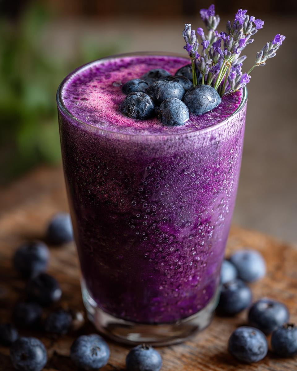 Blueberry Lavender Smoothie - detail 2