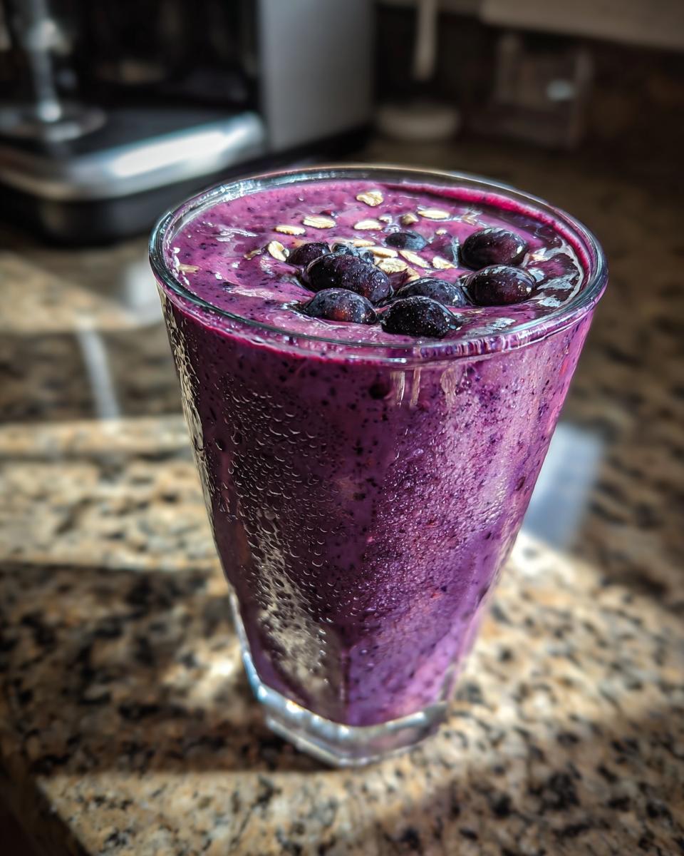 Blueberry Oat Smoothie - detail 2