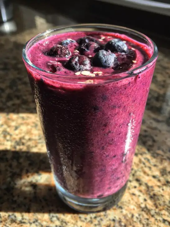 Blueberry Oat Smoothie