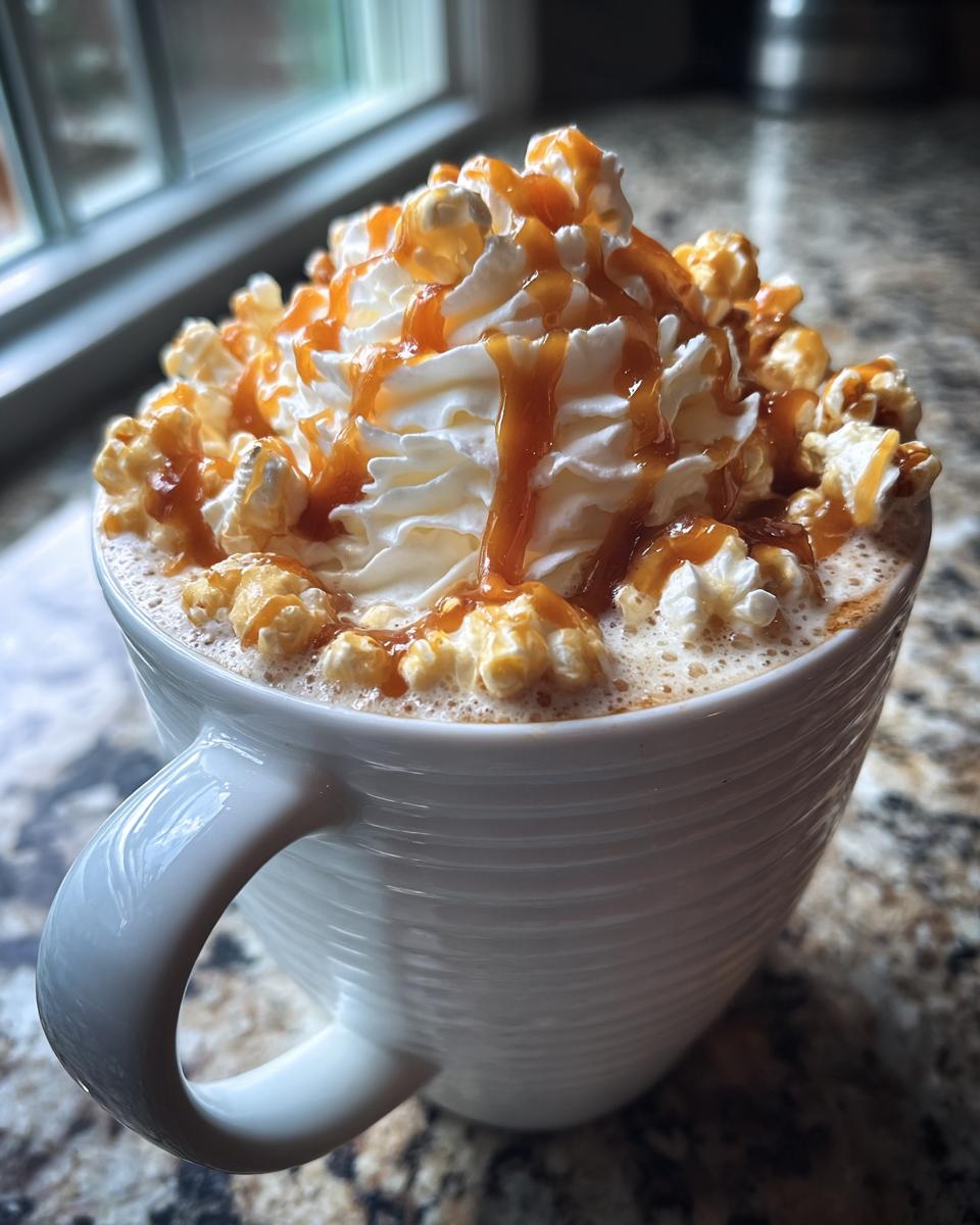 Caramel Popcorn Latte - detail 1