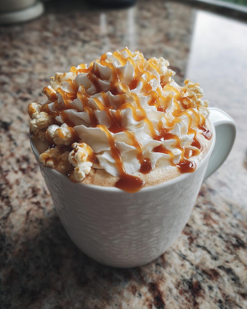 Caramel Popcorn Latte - detail 2