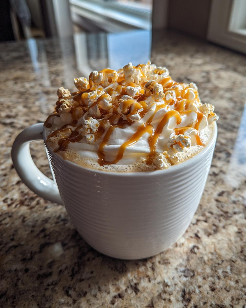 Caramel Popcorn Latte - detail 3