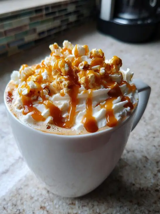 Caramel Popcorn Latte