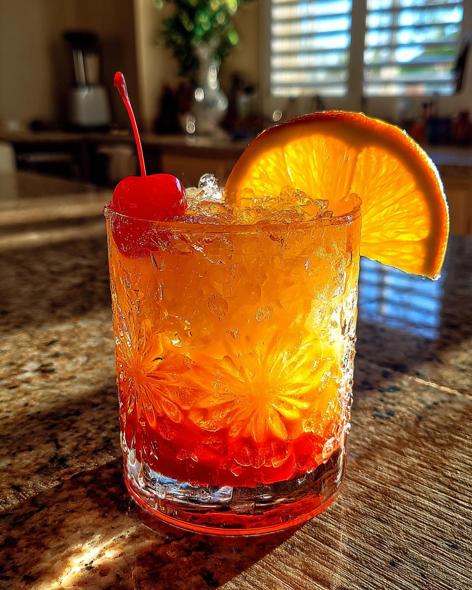 Caribbean Rum Punch Cocktail - detail 1
