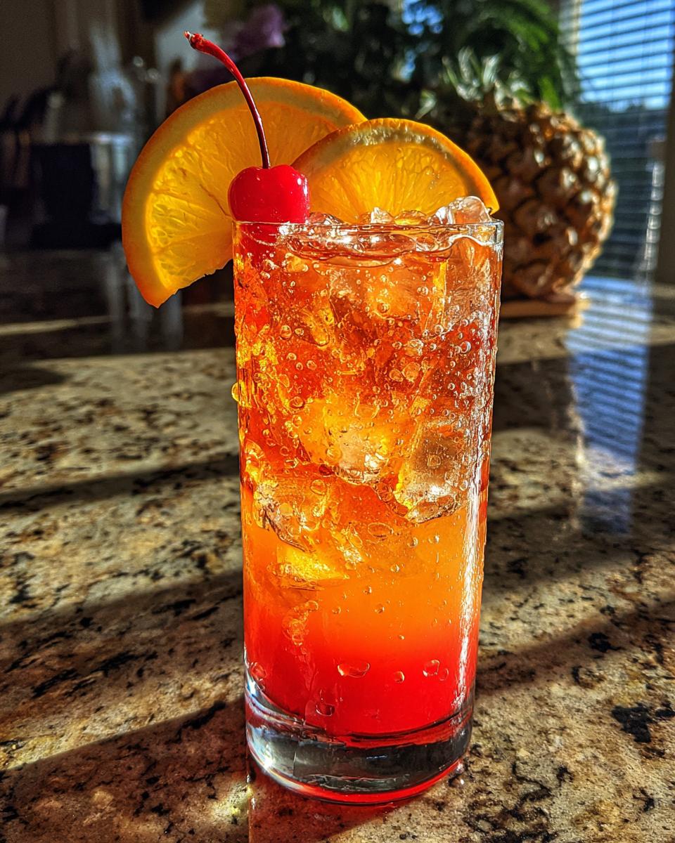 Caribbean Rum Punch Cocktail - detail 3